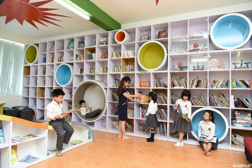 Trang Trí Góc Thư Viện Mầm Non