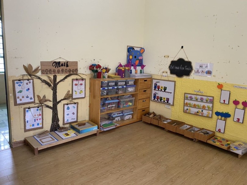 Các mẫu trang trí lớp mầm non sáng tạo và độc đáo