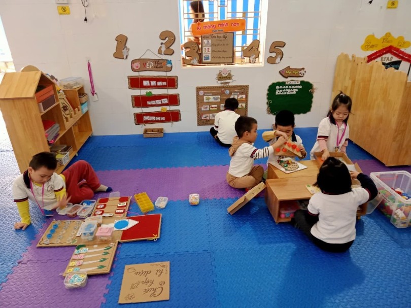 Các mẫu trang trí lớp mầm non sáng tạo và độc đáo