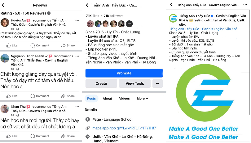 Trung Tâm Tiếng Anh Cavin’s English Văn Khê