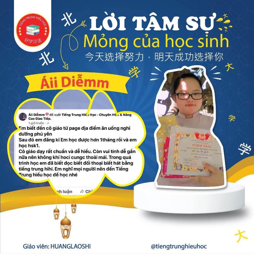 Trung Tâm Ngoại Ngữ Tiếng Trung Hiếu Học Phú Yên