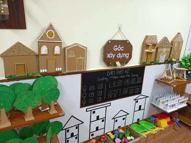 Sử dụng những hình ảnh gần gũi, cho các con tiếp xúc với kiến thức thực tế