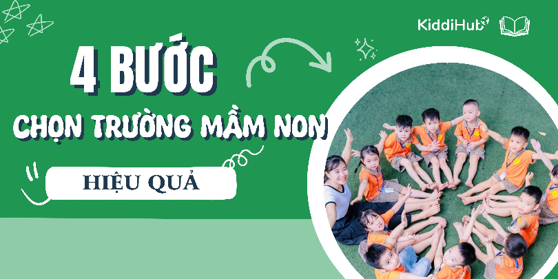 4 bước chọn trường mầm non hiệu quả