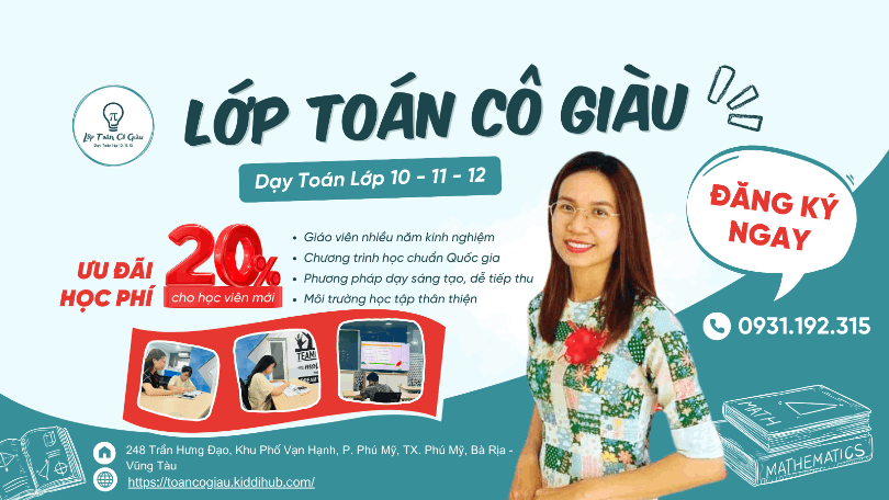 Lớp toán cô Giàu - Phú Mỹ