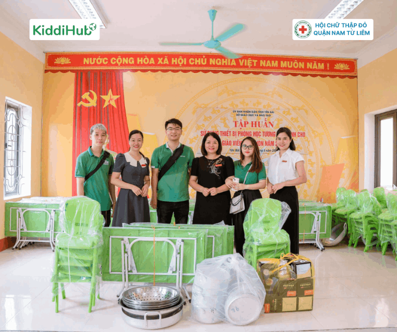kiddihub ấm lòng mùa nước lũ