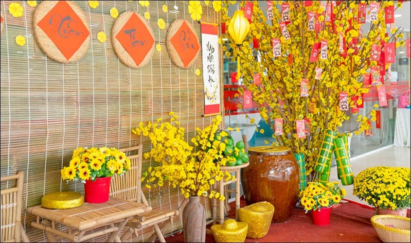 hoạt động Tết trường mầm non