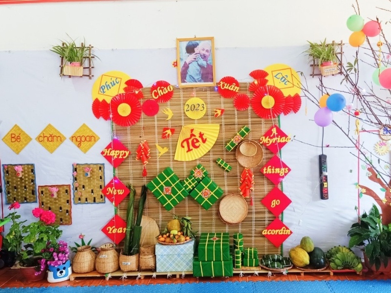 hoạt động Tết trường mầm non
