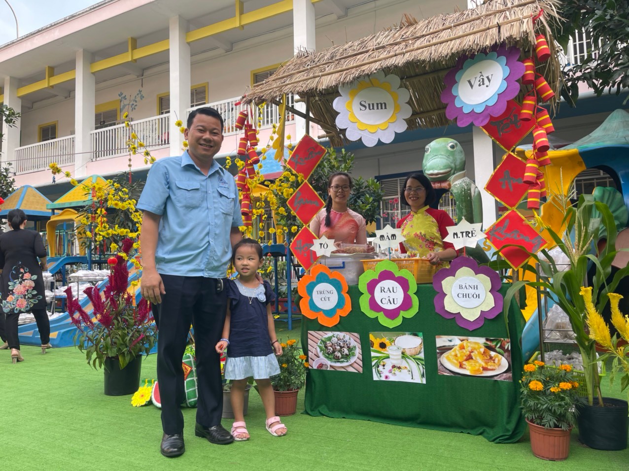 hoạt động Tết trường mầm non