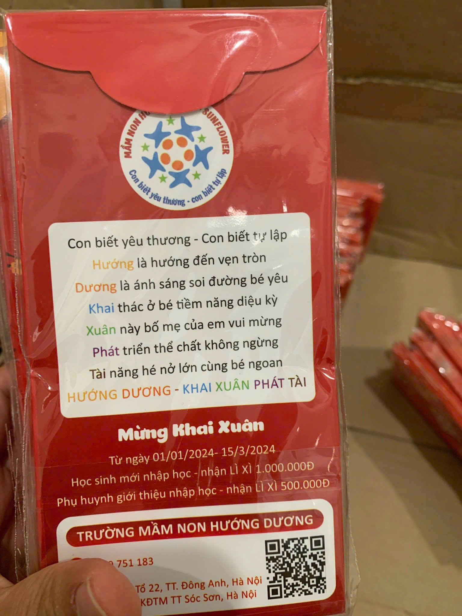 tuyển sinh mùa Tết cho trường mầm non