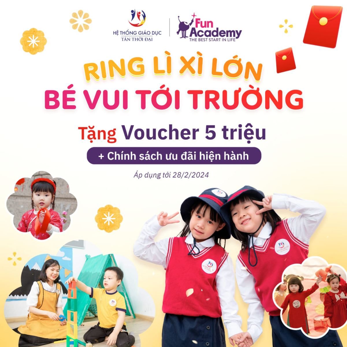 các chương trình ưu đãi tuyển sinh Tết