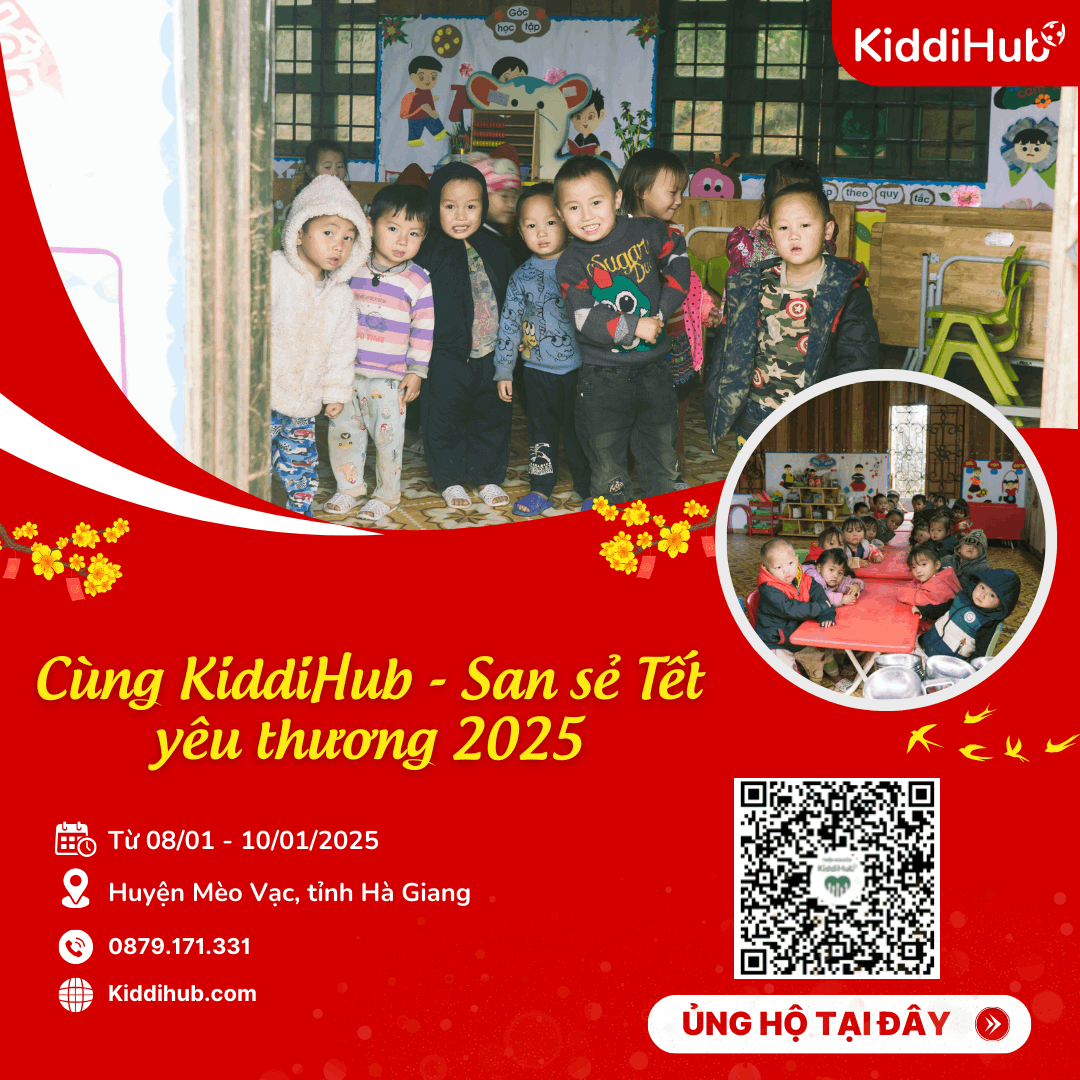 Cùng KiddiHub – San Sẻ Tết Yêu Thương 2025
