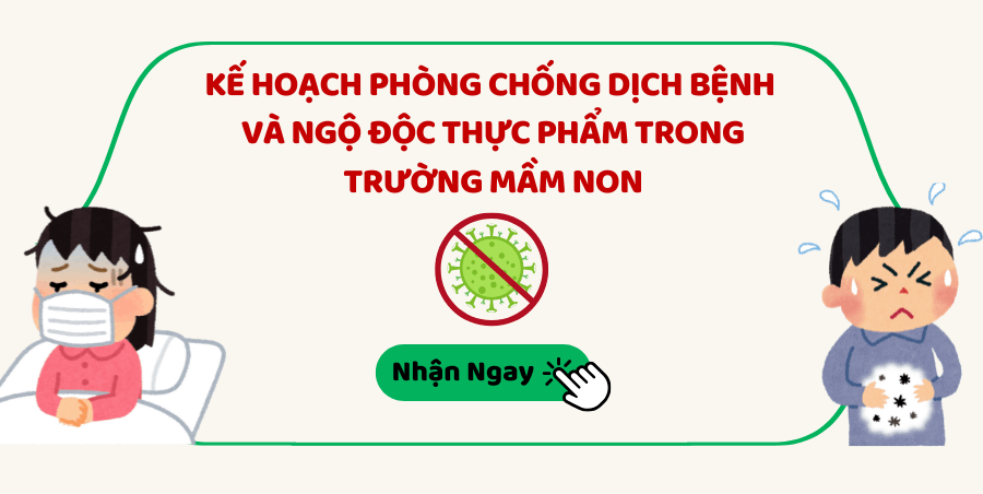 Kế hoạch phòng chống dịch bệnh và an toàn thực phẩm của KiddiHub
