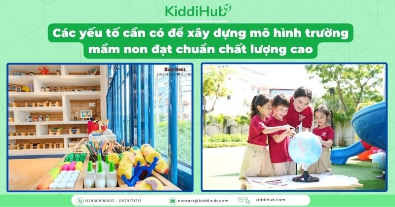 Các yếu tố cần có để xây dựng mô hình trường mầm non đạt chuẩn chất lượng cao