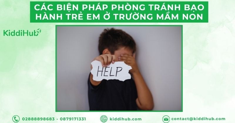 Các biện pháp phòng tránh bạo hành trẻ em ở trường mầm non