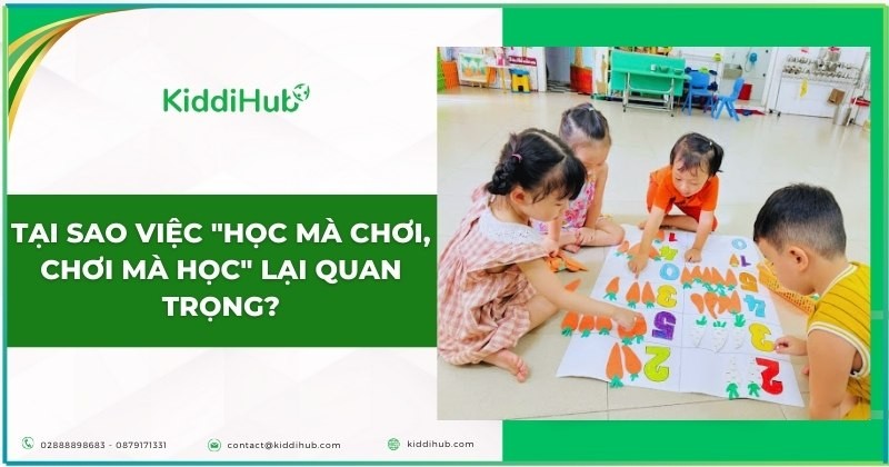 Tại sao việc "học mà chơi, chơi mà học" lại quan trọng?