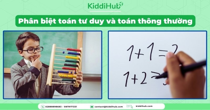 Phân biệt toán tư duy và toán thông thường