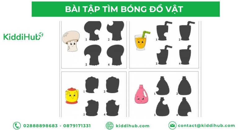 Bài tập tìm bóng đồ vật