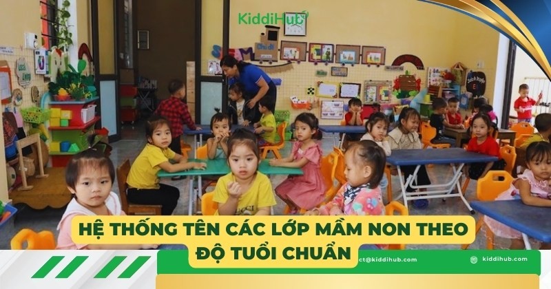 Hệ thống cấp độ lớp học mầm non quốc tế theo độ tuổi