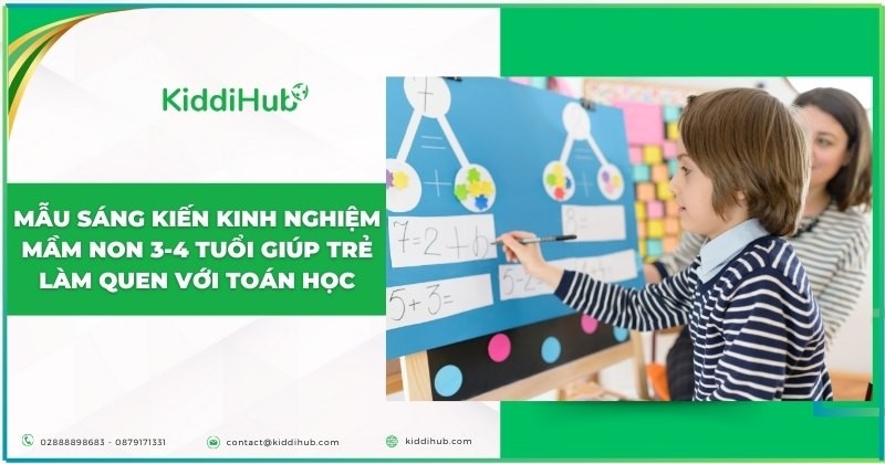 Mẫu sáng kiến kinh nghiệm mầm non 3-4 tuổi giúp trẻ làm quen với toán học