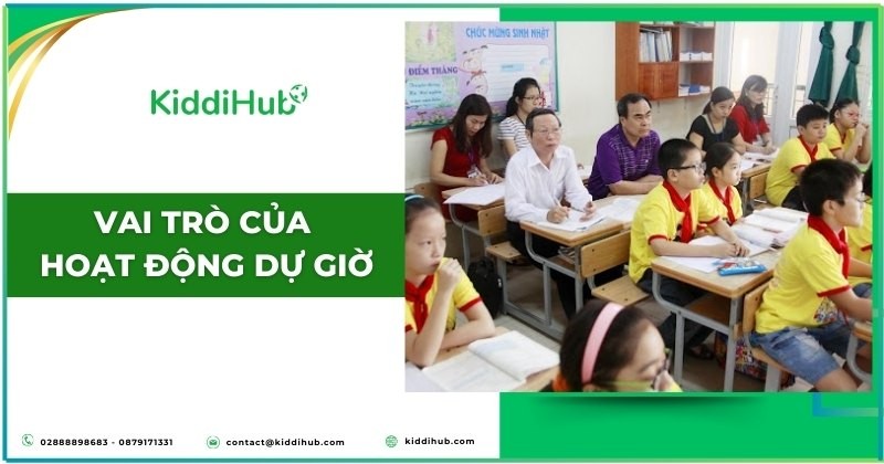 Vai trò của hoạt động dự giờ:
