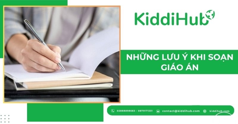 Những lưu ý khi soạn giáo án