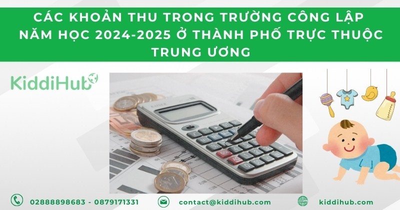 Các khoản thu trong trường công lập ở thành phố trực thuộc Trung ương