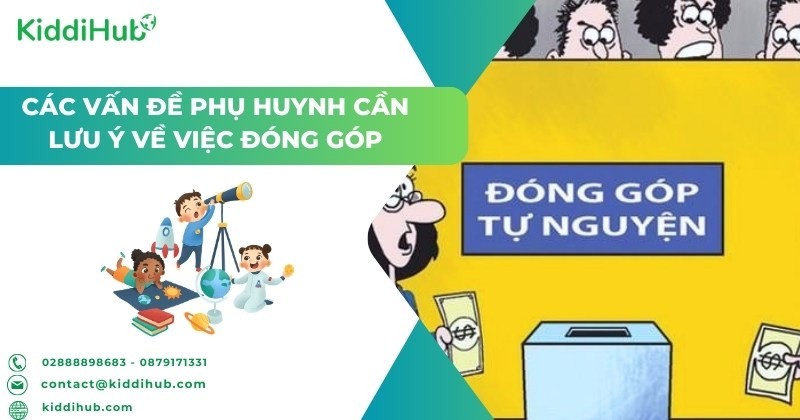 Những vấn đề phụ huynh cần lưu ý về việc đóng góp