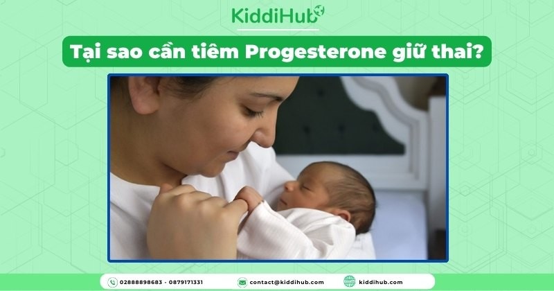 Tại sao cần tiêm progesterone giữ thai