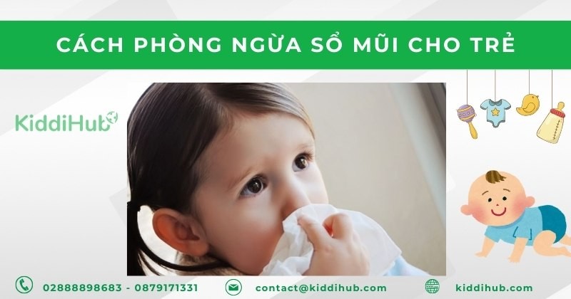 Cách phòng ngừa sổ mũi cho trẻ