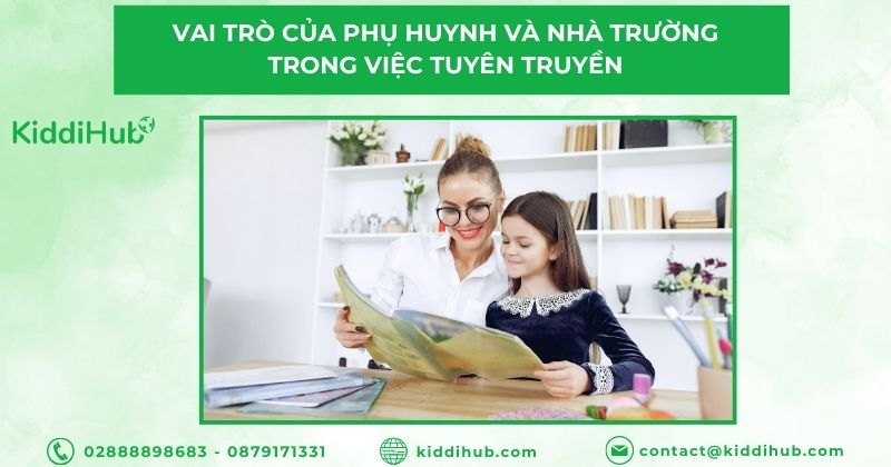 Vai trò của phụ huynh và nhà trường trong việc tuyên truyền