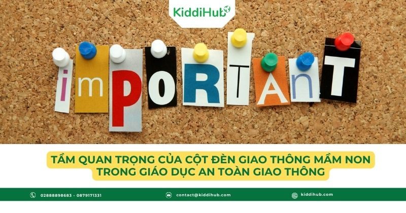 Tầm quan trọng của cột đèn giao thông mầm non trong giáo dục an toàn giao thông