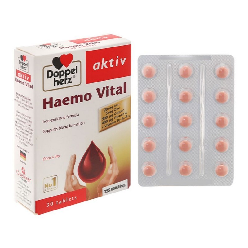 Cách dùng Haemo Vital hiệu quả nhất