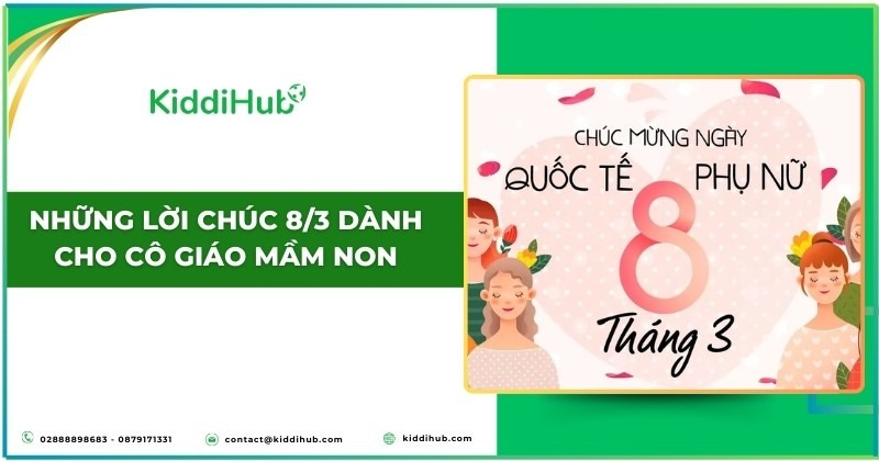 Những lời chúc 8/3 dành cho cô giáo mầm non