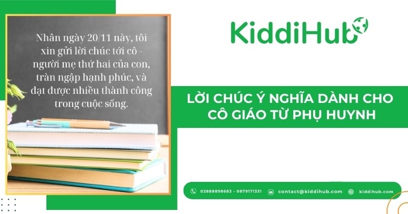 Lời chúc ý nghĩa dành cho cô giáo từ phụ huynh