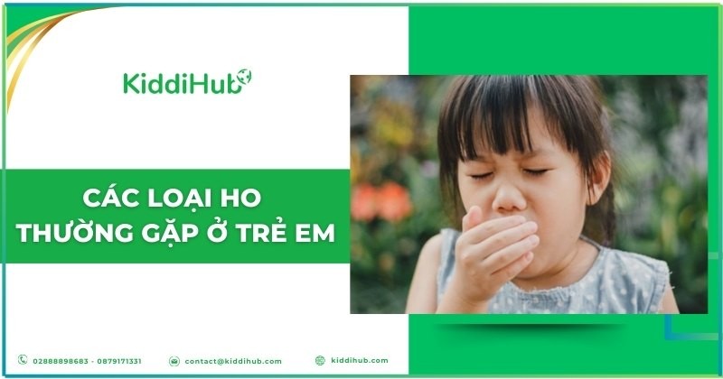 Các loại ho thường gặp ở trẻ em