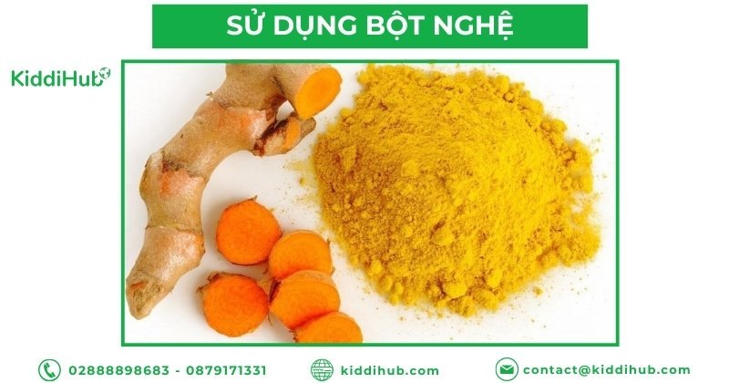 Sử dụng bột nghệ
