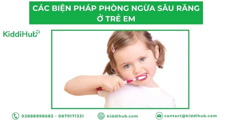 Các biện pháp phòng ngừa sâu răng ở trẻ em