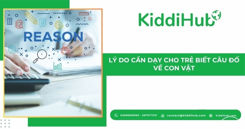 Lý do cần dạy cho trẻ biết câu đố về con vật