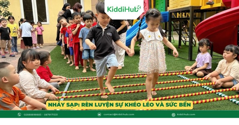 Nhảy sạp: Rèn luyện sự khéo léo và sức bền