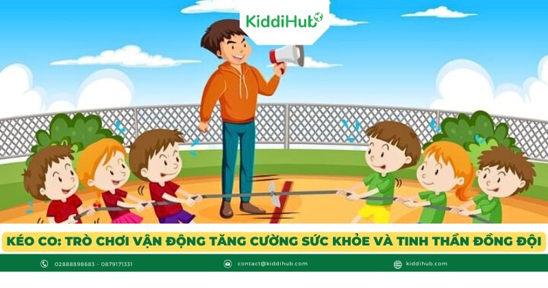 Kéo co: Trò chơi vận động tăng cường sức khỏe và tinh thần đồng đội