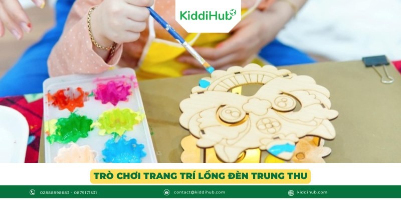 Trò chơi trang trí lồng đèn Trung Thu