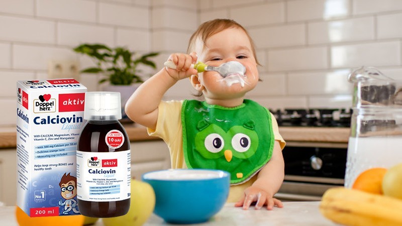 Kinder Calciovin Liquid không chỉ hỗ trợ sự phát triển của xương và răng mà còn giúp trẻ cao lớn