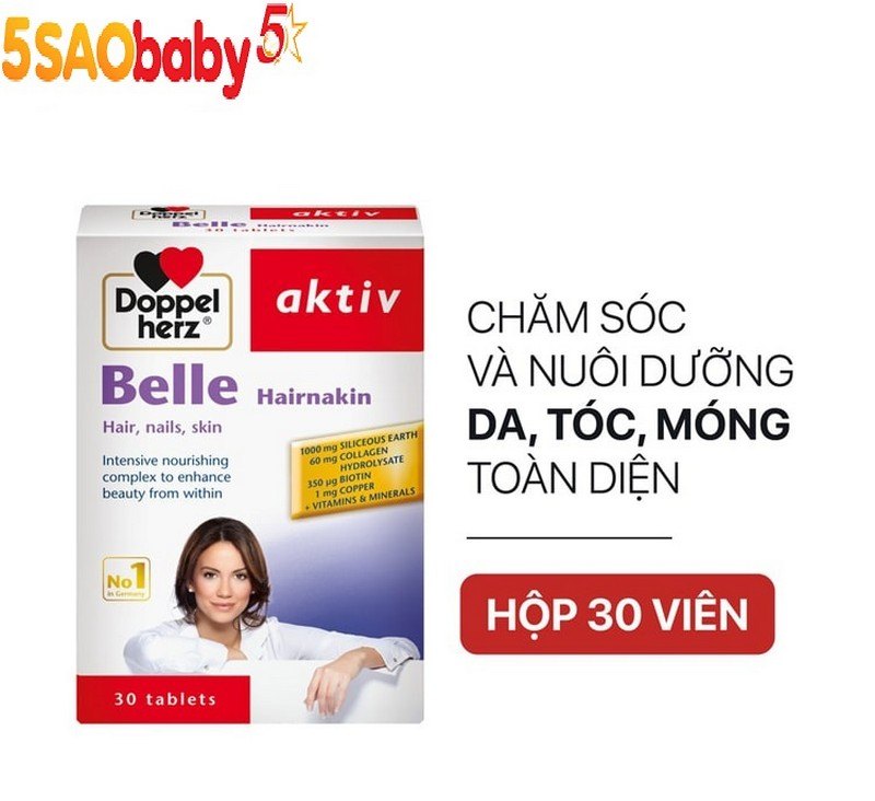 Belle Hairnakin: Giải pháp làm đẹp tự nhiên cho da, tóc, móng