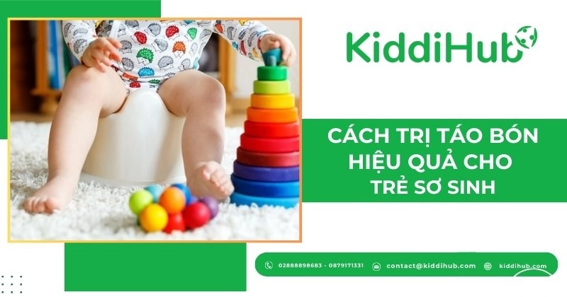 Cách trị táo bón hiệu quả cho trẻ sơ sinh