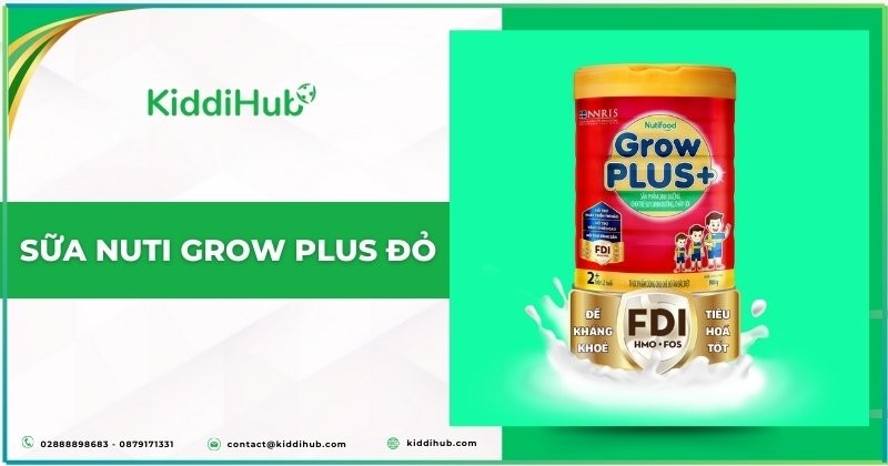 Sữa Nuti Grow Plus đỏ