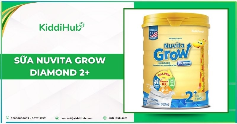 Sữa Nuvita Grow Diamond 2+ 