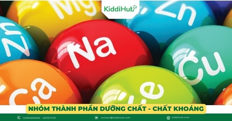 Nhóm thành phần dưỡng chất - Chất khoáng