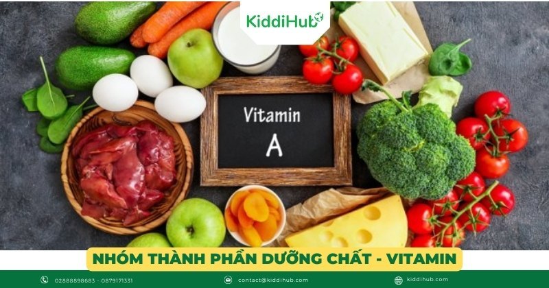 Nhóm thành phần dưỡng chất - Vitamin