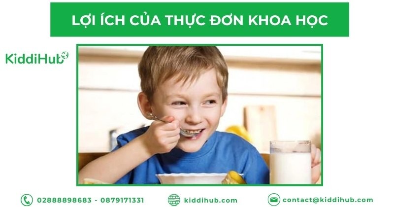 Lợi ích của thực đơn khoa học