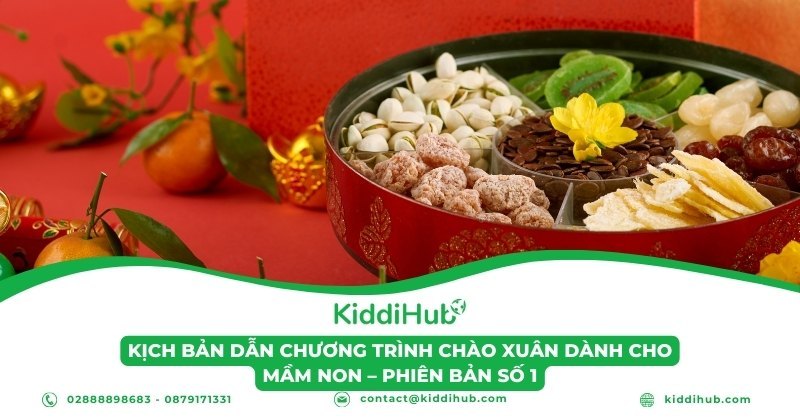 Kịch bản dẫn chương trình chào xuân dành cho mầm non – Phiên bản số 1